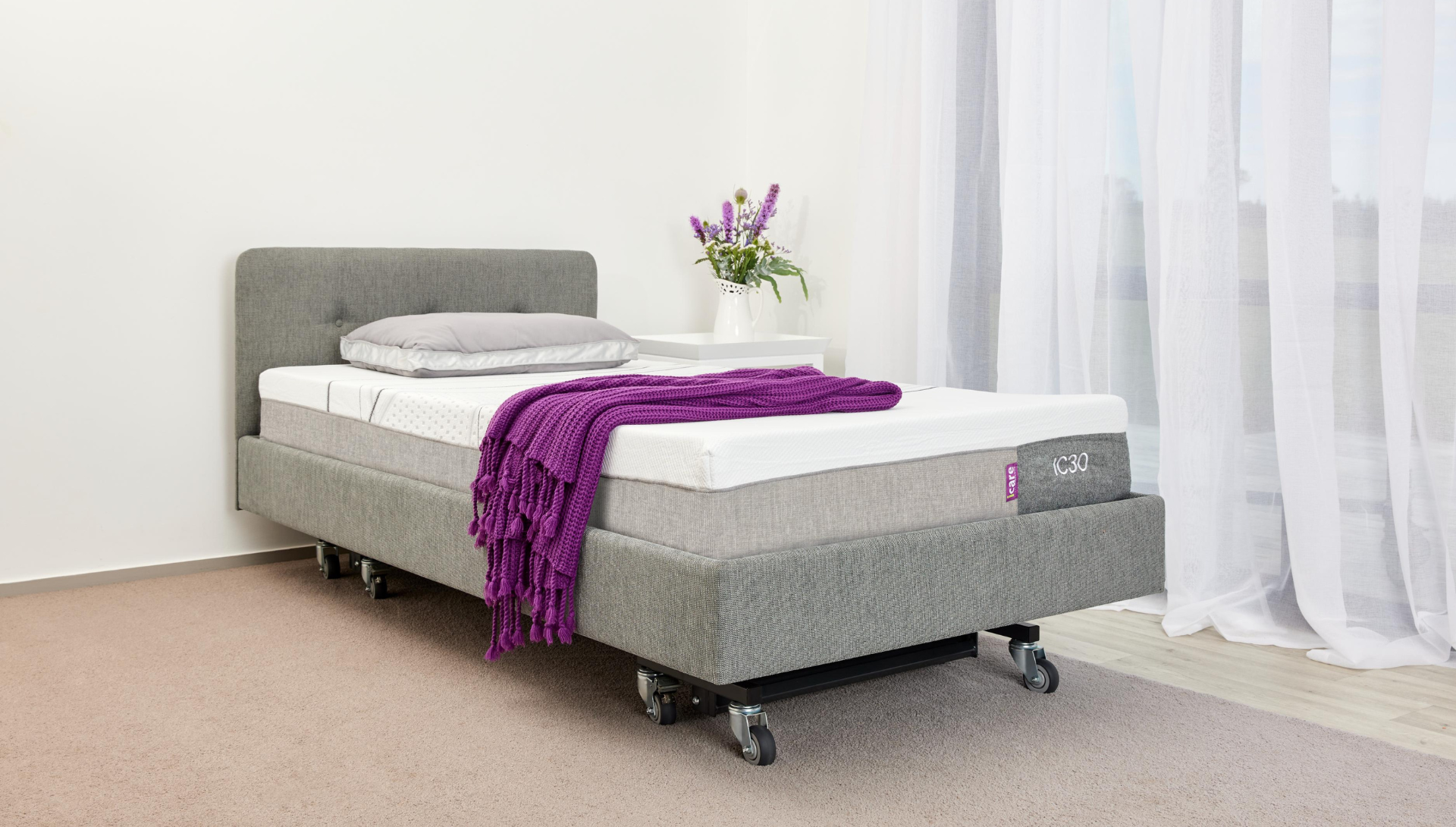 home care bed, profile bed, hospital bed, care bed
